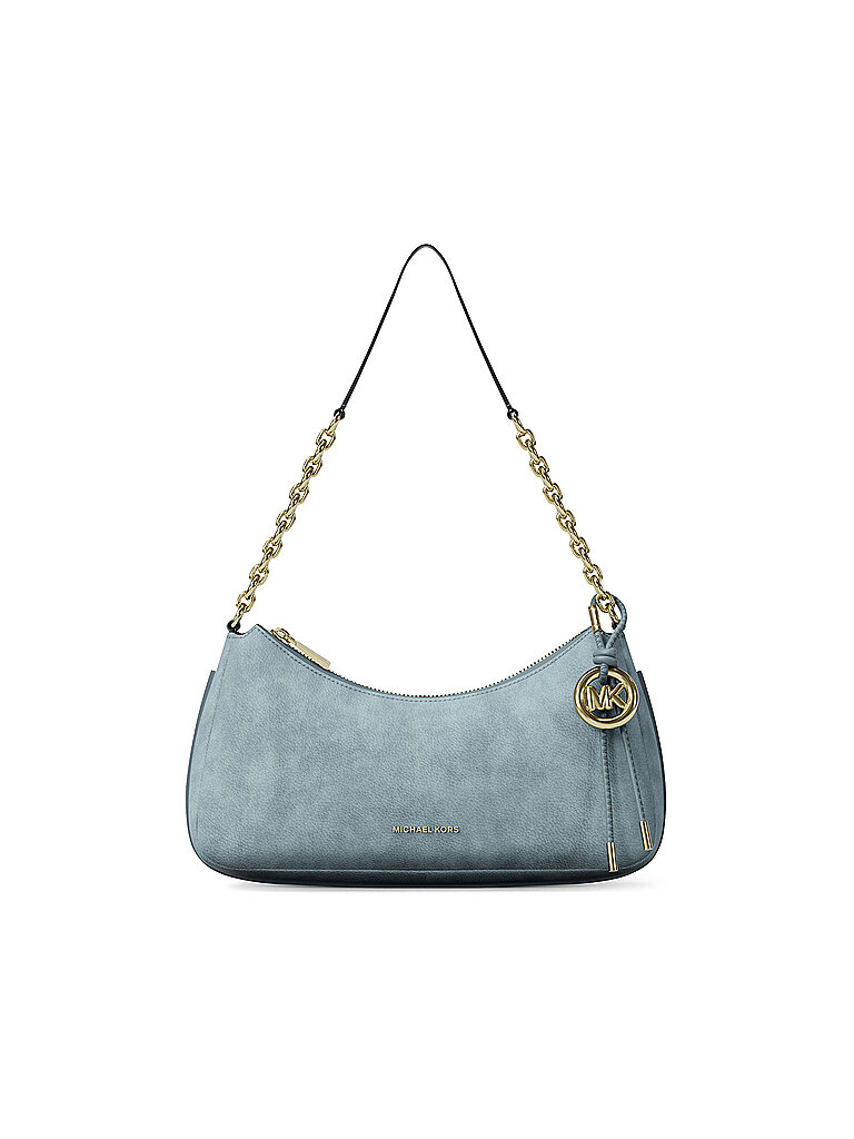 MICHAEL KORS Ledertasche - Schultertasche NOLITA  hellblau damen